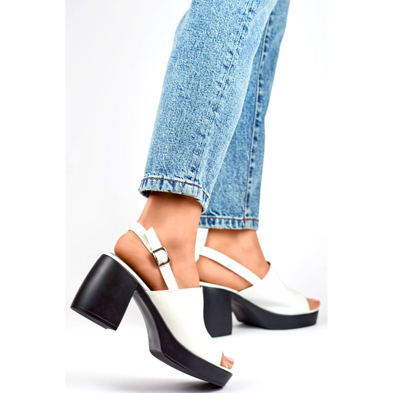 Sandale Model GD-FL1630W Albe 1