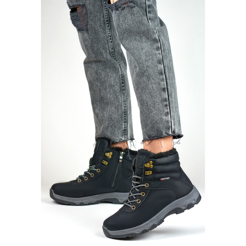 Pantofi Trekking Model 1696-1B Negru - PRIMO 1