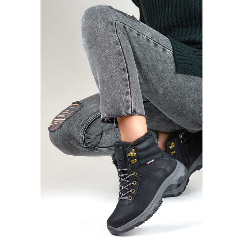 Pantofi Trekking Model 1696-1B Negru - PRIMO 2