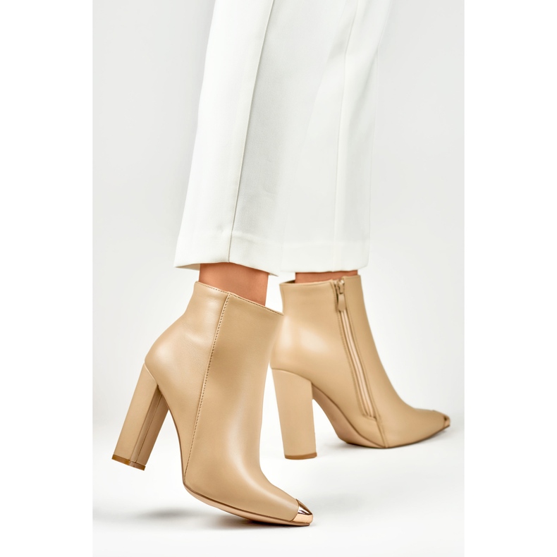 Cizme Model MS2055KH Bej Inchis - PRIMO 2