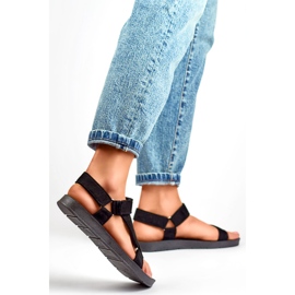 Sandale sport de damă LEI530B negru 2