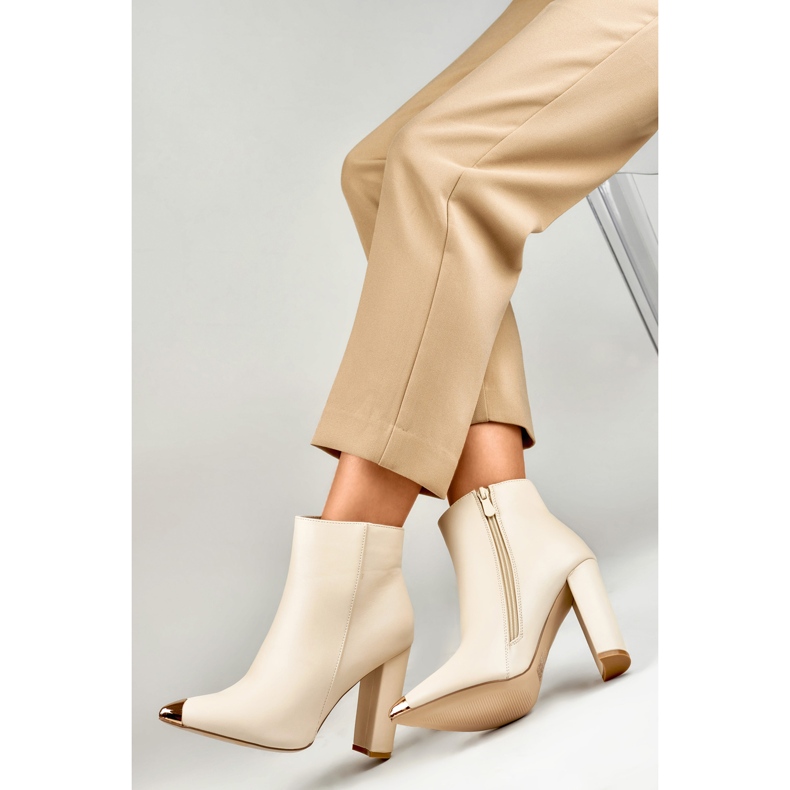 Cizme Model MS2055BE Bej - PRIMO 1