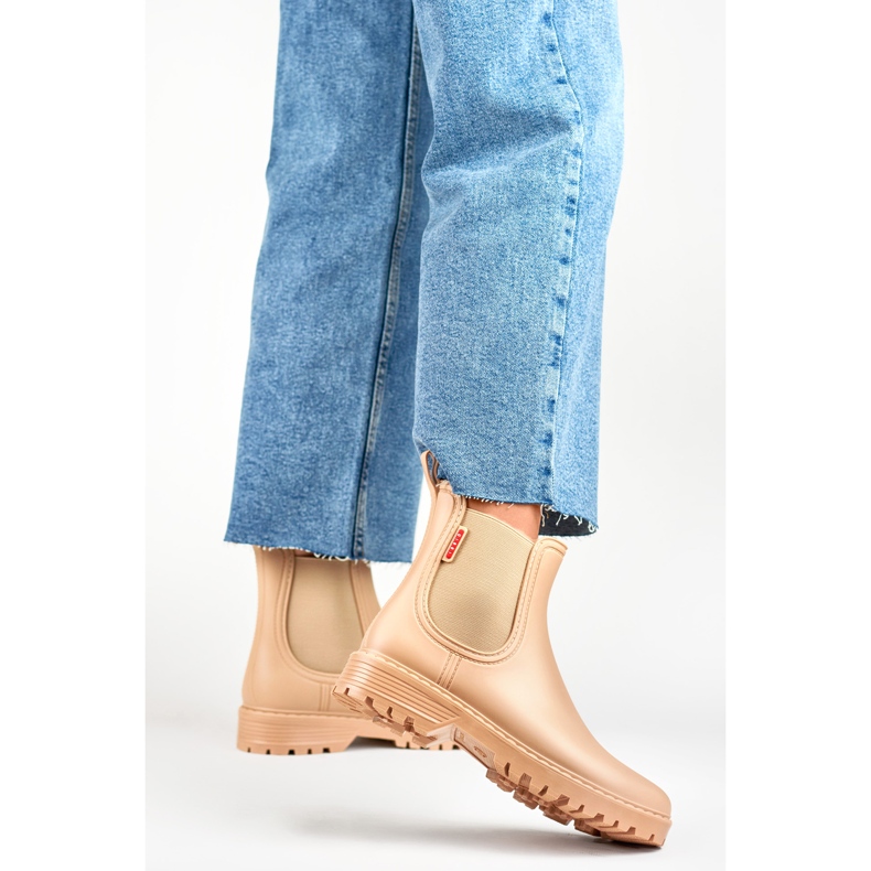 Ghete Wellington de damă S17BE, bej 1 Ghete Wellington de damă S17BE, bej 1