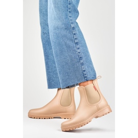 Ghete Wellington de damă S17BE, bej 2