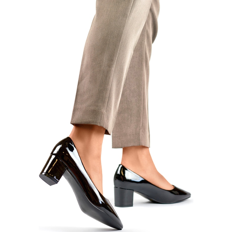 Pompe brevetate de damă CIC-312B, negre negru 1