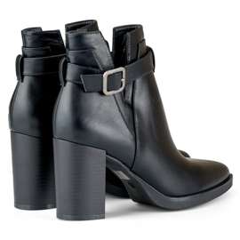 Cizme Model ML159B Negru - PRIMO bej 4