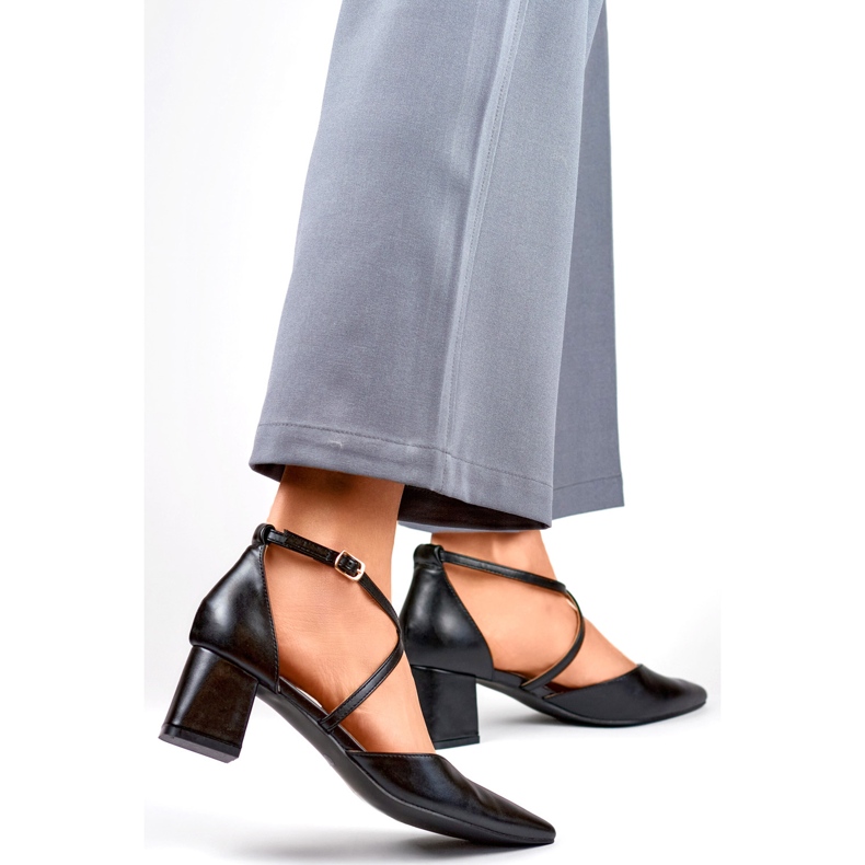 Pompe de damă GD-FL1150B negre negru 1