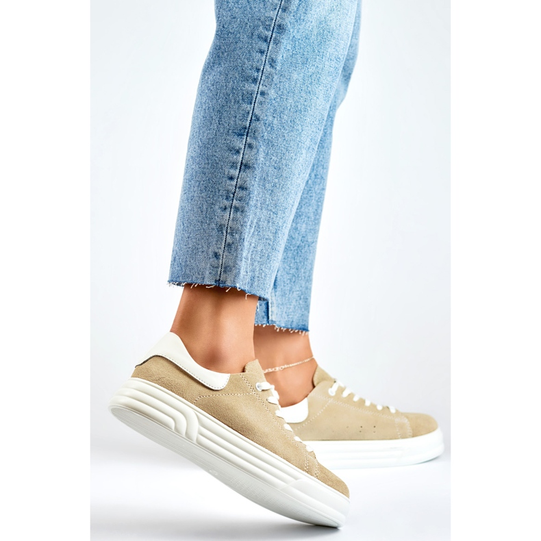 Pantofi sport de damă GD-XF-113BE bej 1 Pantofi sport de damă GD-XF-113BE bej 1