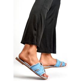 Blugi MTBL04L.DE șlapi damă, albastru 1