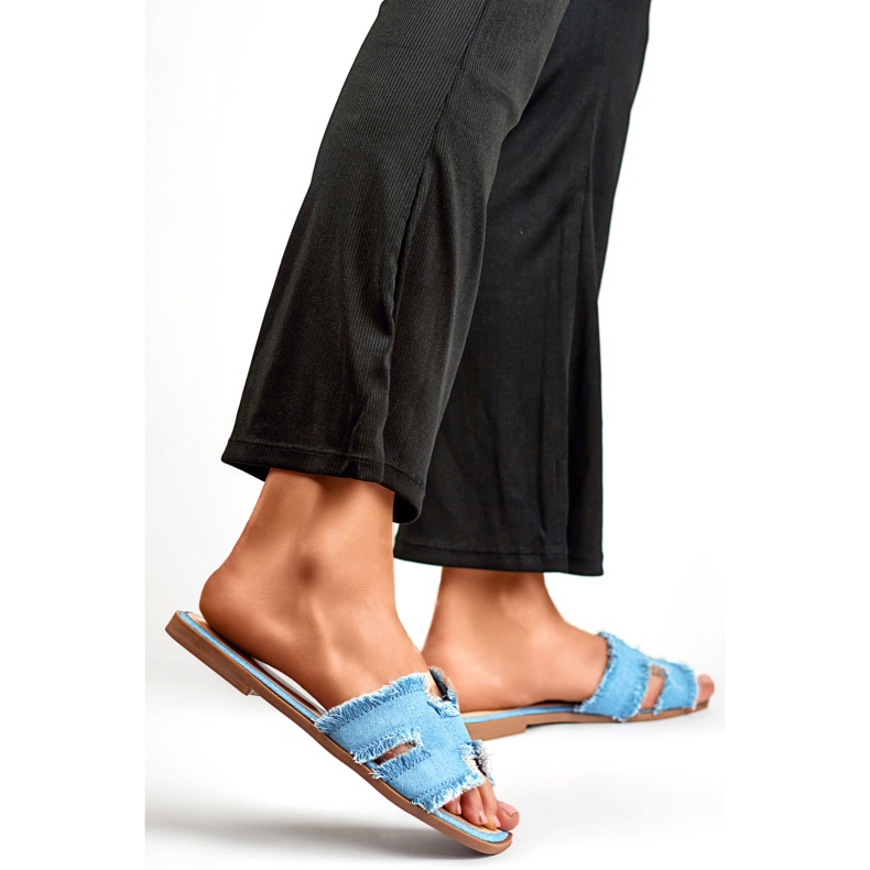 Blugi MTBL04L.DE șlapi damă, albastru 1