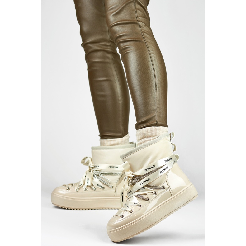 Cizme de zapada Model 5754-4BE Bej - PRIMO 1