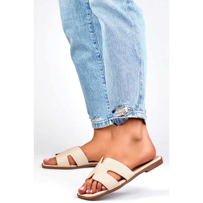 Sandale Flip-flops Model MTBL06BE Bej - PRIMO 1