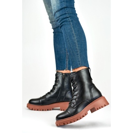 Muncitori Model Brigitte 250044OR-PU Negru/Portocaliu - PRIMO 2