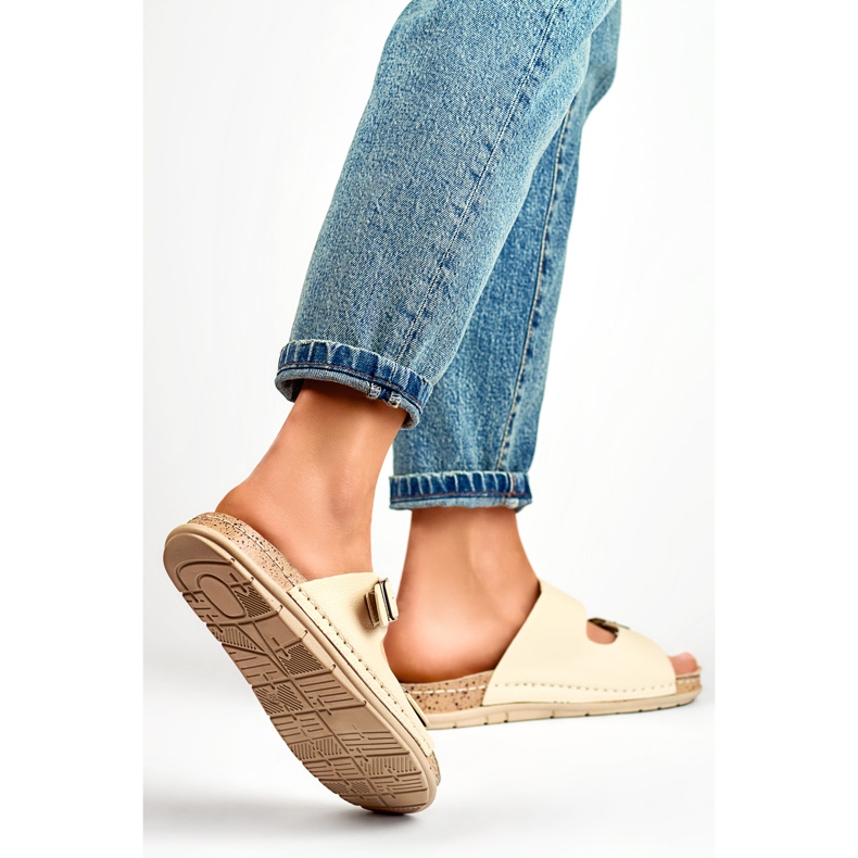 Papuci dama G3178-7BE bej 1