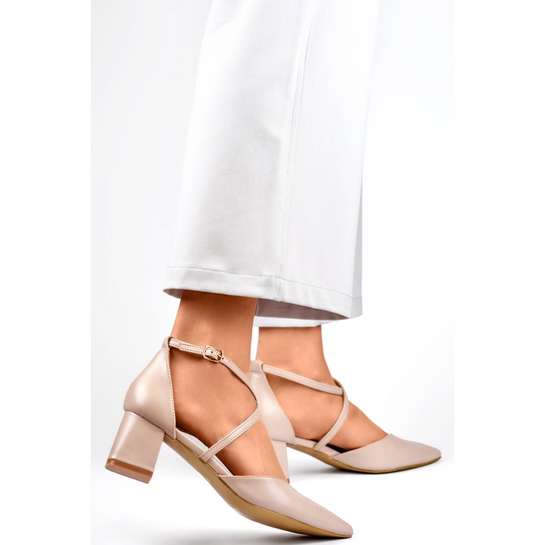 Pompe de damă GD-FL1150D.BE bej 1