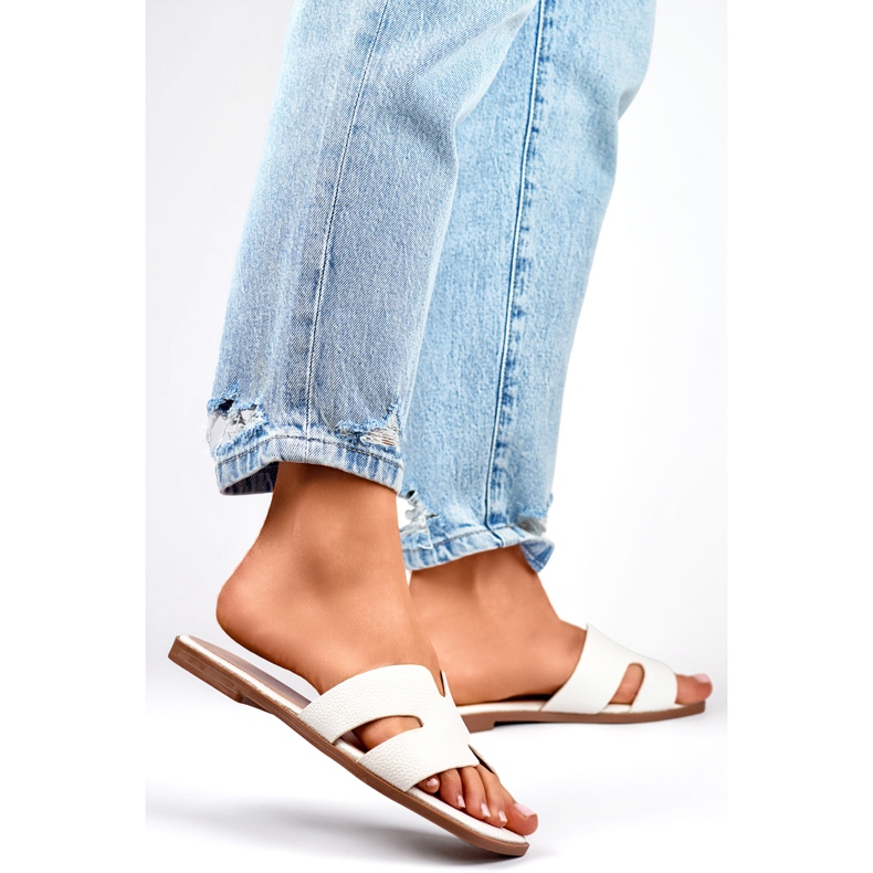 Sandale Flip-flops Model MTBL06W Alb 1