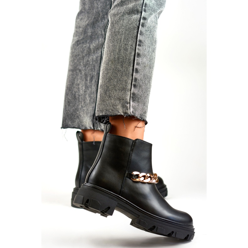 Model D42B Cizme negre - PRIMO negru 1