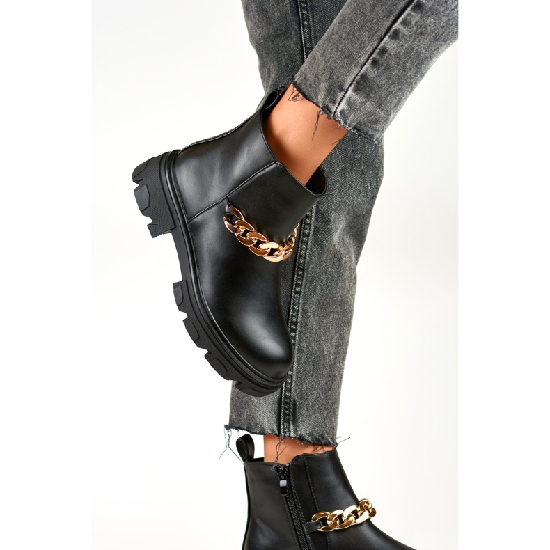 Model D42B Cizme negre - PRIMO negru 2