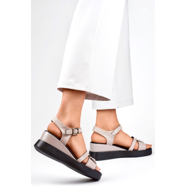 Sandale de damă GD-LH2001T Bej 1