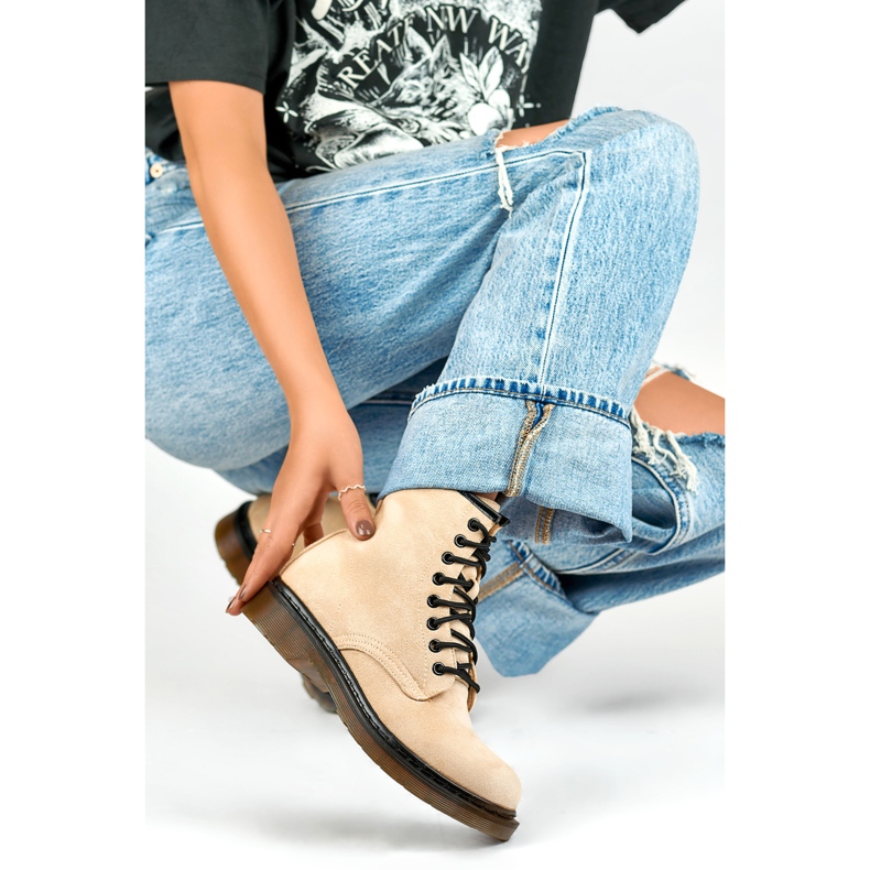 Cizme de muncă de damă H1080BE bej 1