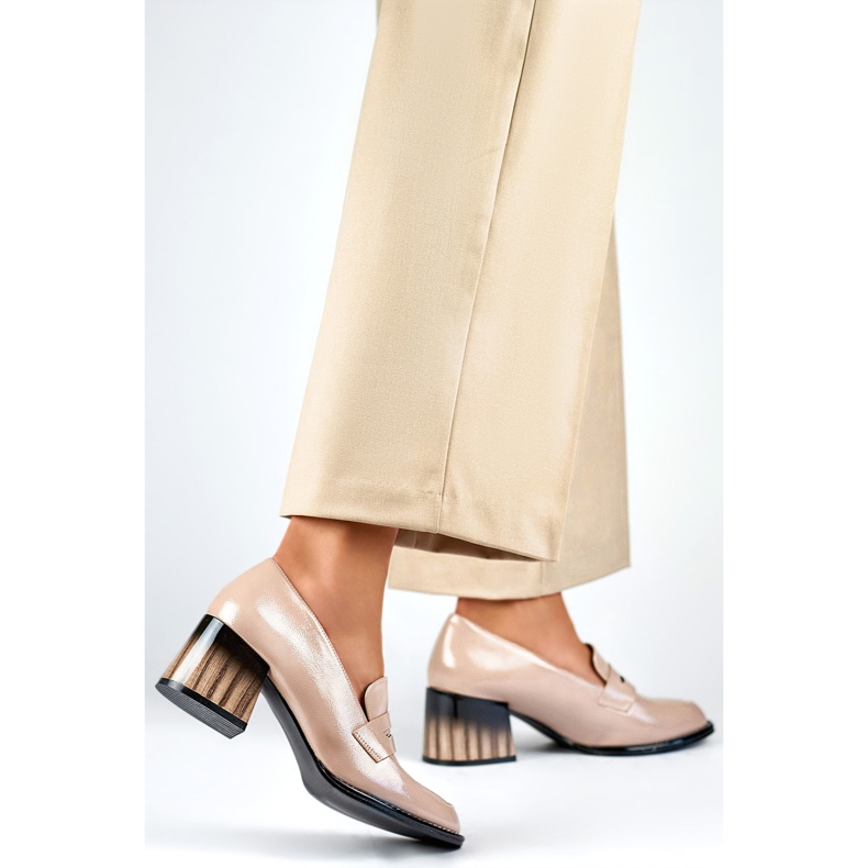 Pompe de damă GD-FL443A-D.BE bej 1