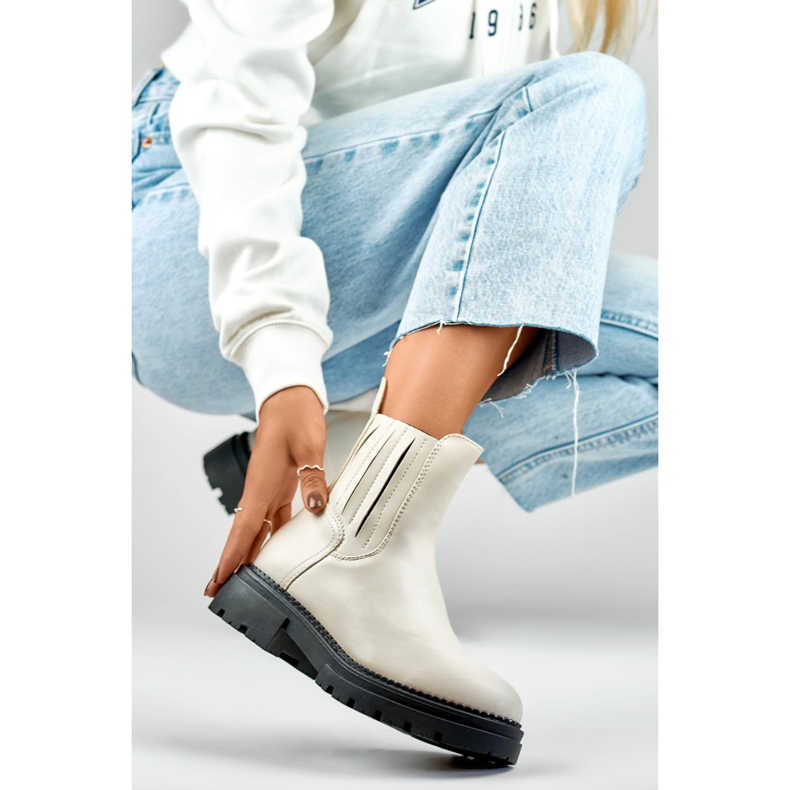 Muncitori Model Dany 250041BE-PU Bej Deschis - PRIMO 1