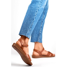 Sandale dama PS10TA maro 1