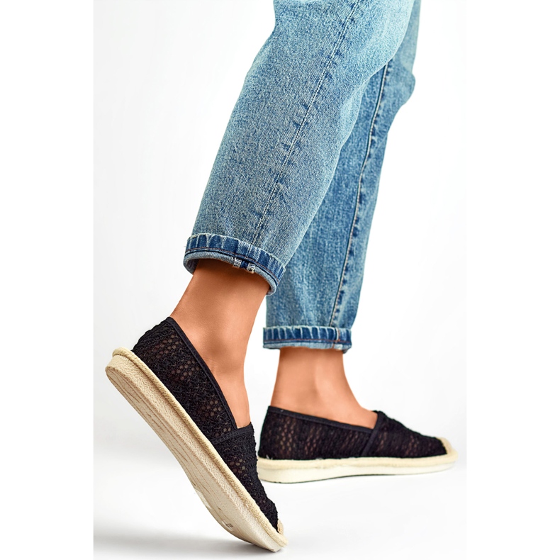 Espadrile de damă XY2832-1B negru 1