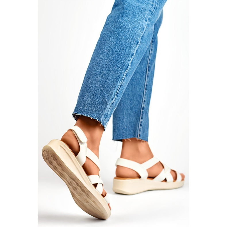 Sandale de damă QQ-397W alb 1