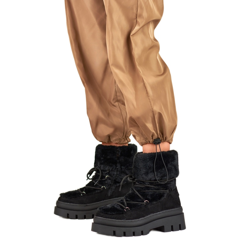 Cizme de zapada Model XH9370-1-B Negru - PRIMO 1