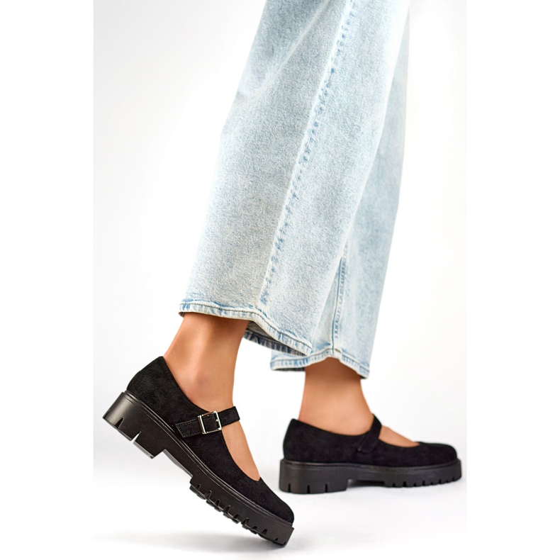 Pantofi Model 2720-1B negru 1