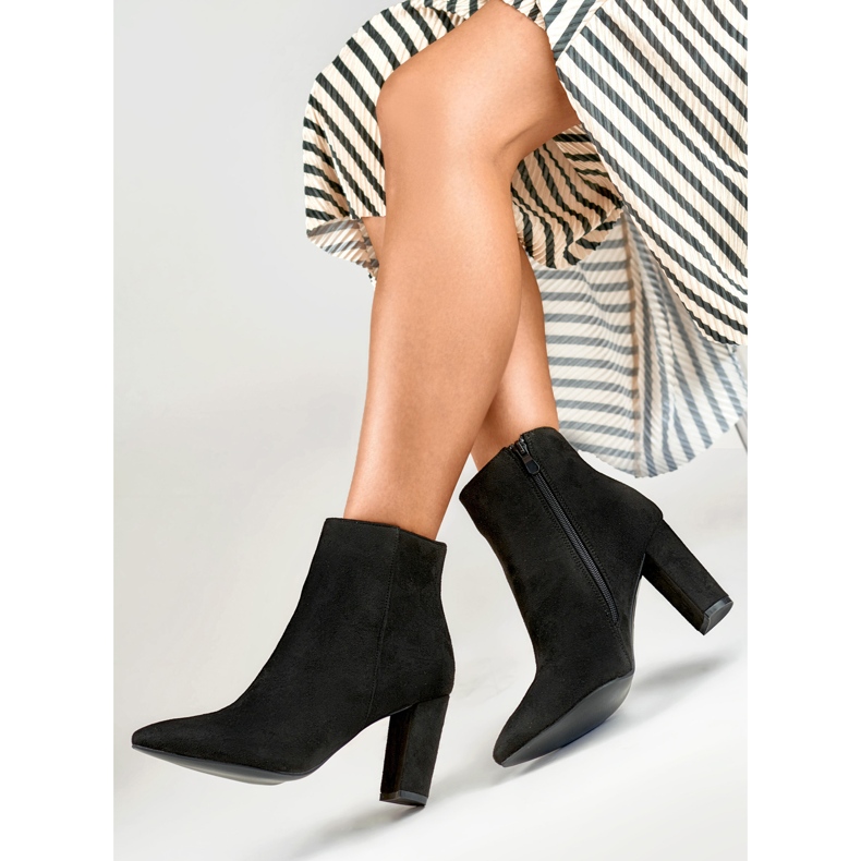 Cizme Model DF3707B Negru Capac - PRIMO bej 1