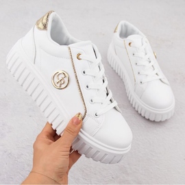 News Pantofi de știri pe platforma 4757 EVE459 alb 1