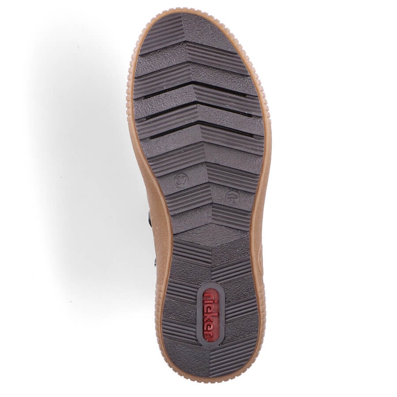 Botine izolate dama, albastre, Rieker Z6648-14 albastru 2