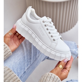 Pantofi de damă Big Star izolați MM274616 Alb 2