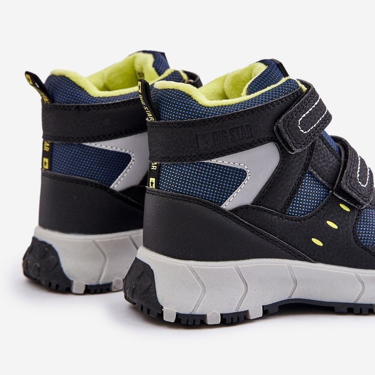 Cizme izolate de zăpadă pentru copii Big Star OO374130 Bleumarin albastru 2