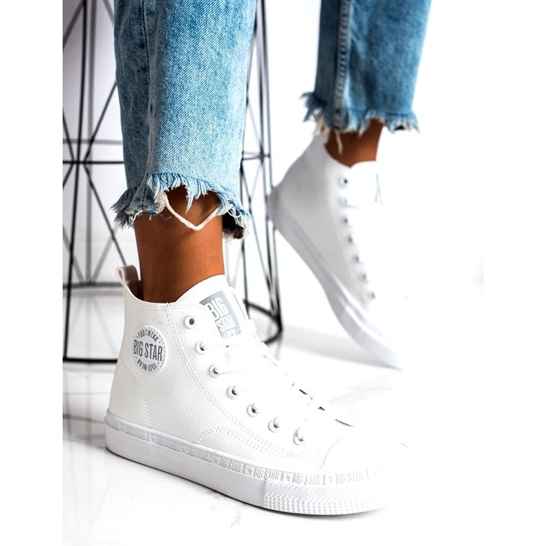 Pantofi de damă înalți Big Star GG274016 Alb 4