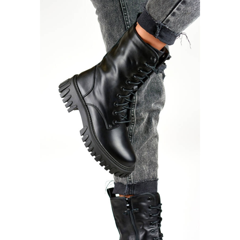 Genți de damă cu lanț detașabil, negru DE1150B 1