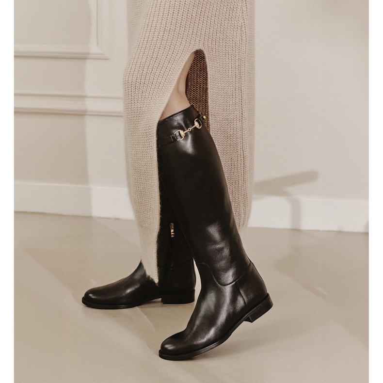 Marco Shoes Cizme Cameron Wąskie 2514K-001-1 negru 2