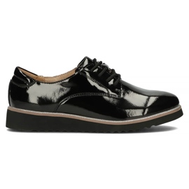 Pantofi din piele Filippo DP1514/24 Bk, negru 2