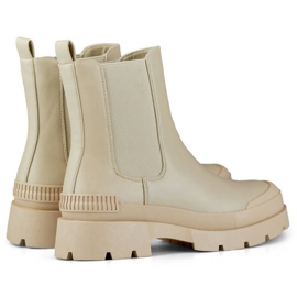 Botine de dama neizolate, bej DES909BE 7