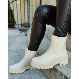 Botine de dama neizolate, bej DES909BE 10