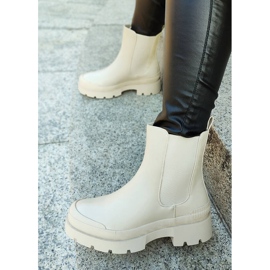 Botine de dama neizolate, bej DES909BE 11