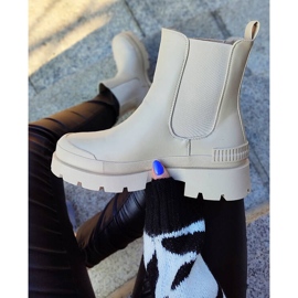 Botine de dama neizolate, bej DES909BE 3
