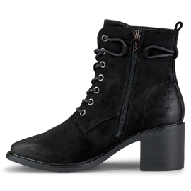 Botine izolate de damă, negre, 260052B-SU negru 4