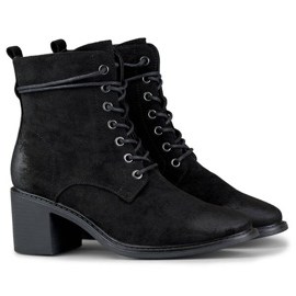 Botine izolate de damă, negre, 260052B-SU negru 6