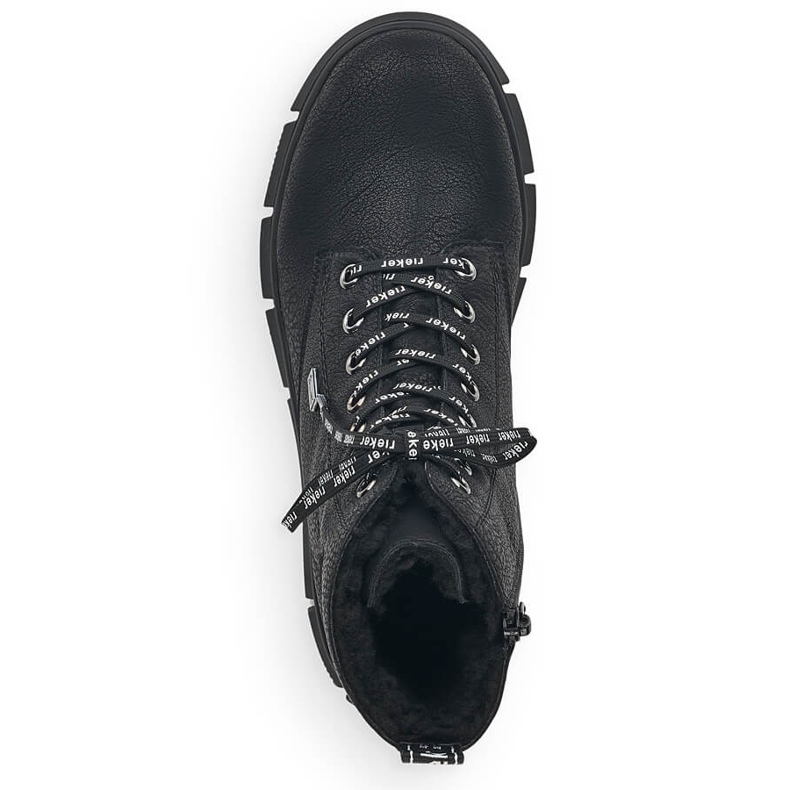 Cizme confortabile impermeabile pentru femei negre Rieker X3410-00 negru 1