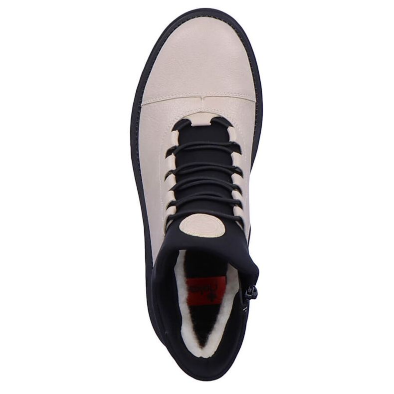 Ghete izolate de dama bej impermeabile si confortabile Rieker Y3163-60 2