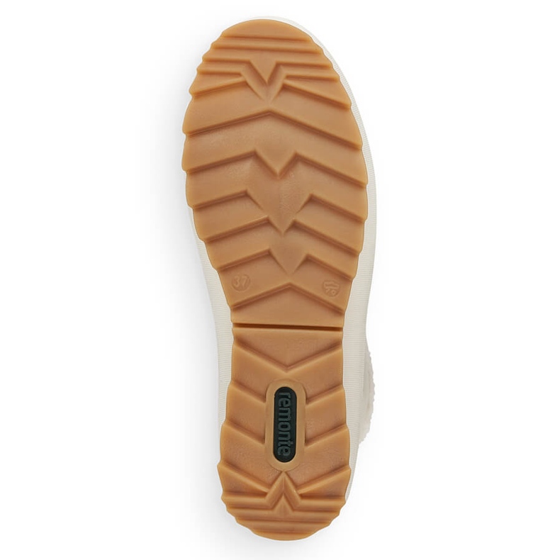 Botine de dama impermeabile din piele izolate cu lana, alb Remonte R8480-80 2 Botine de dama impermeabile din piele izolate cu lana, alb Remonte R8480-80 2