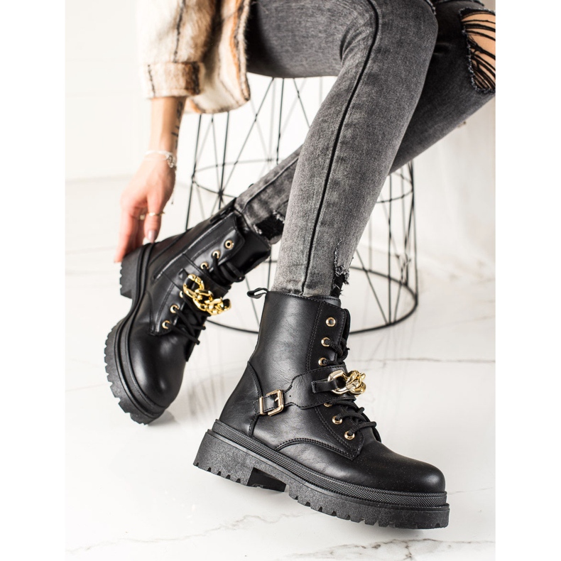 Lucrători confortabili în modă negru 1